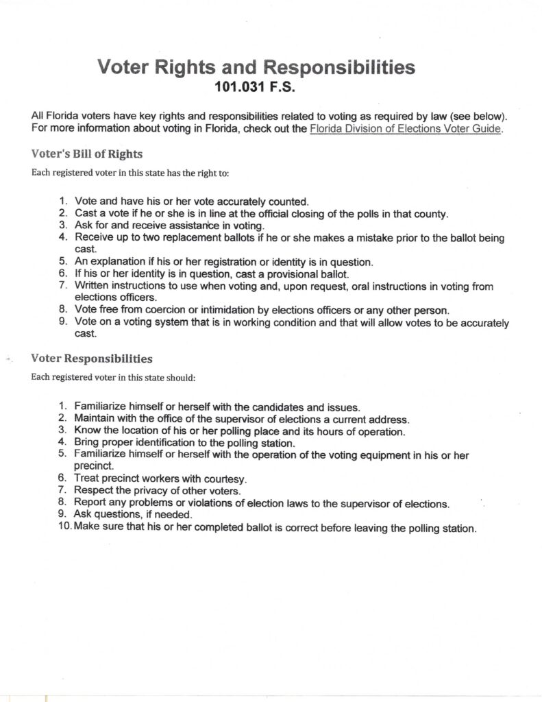 voters rights and responsibilities 101,031 fs