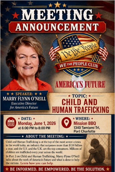 Stop Human Trafficking - Children Are Not For Sale june 1 2026